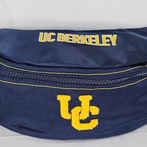 New Carpisa UC Berkeley Fanny Pack Crossbody Navy Blue‎ Yellow Adjustable Strap